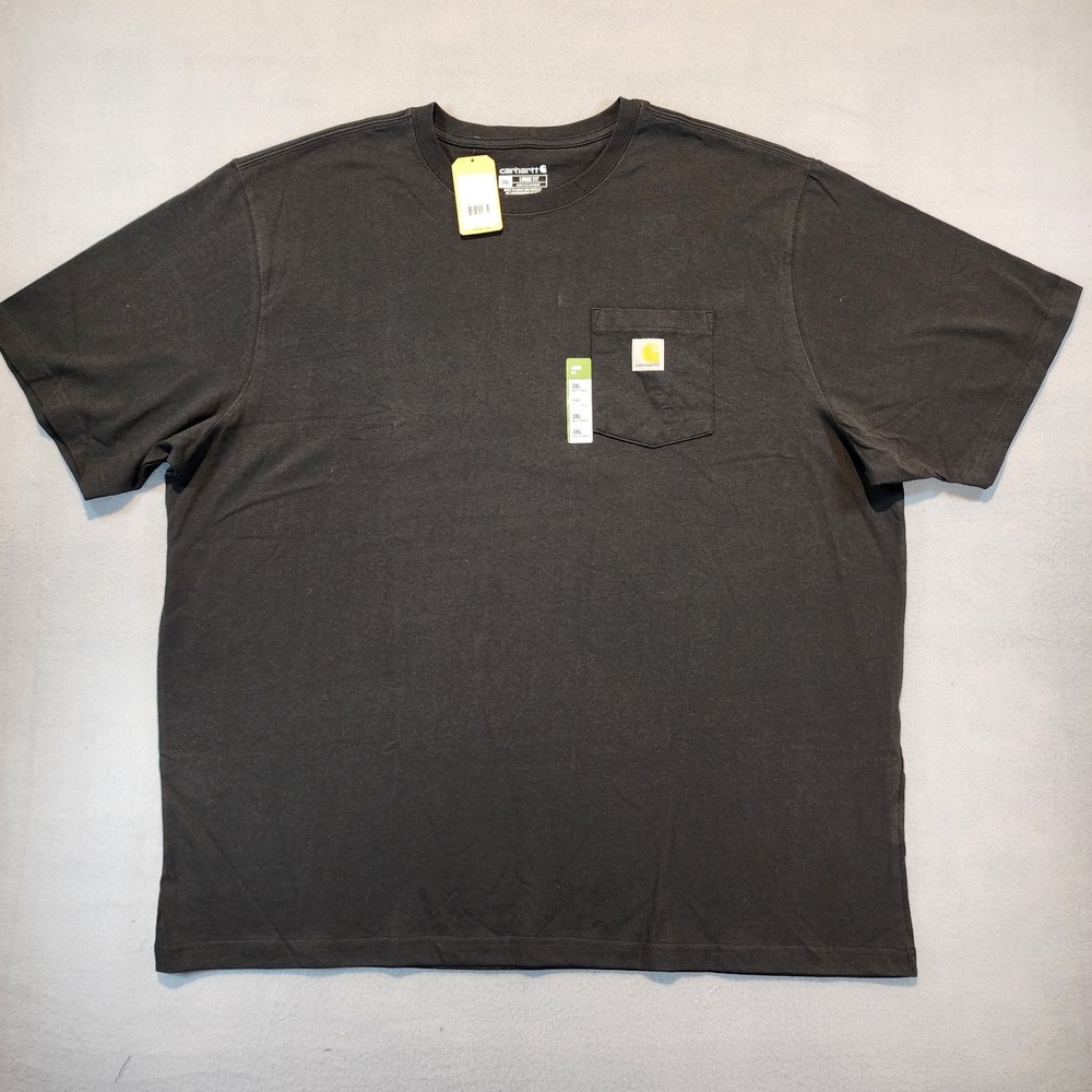 Carhartt K87 Men's 3XL Black Heavyweight Pocket T Shirt Loose Fit NWT